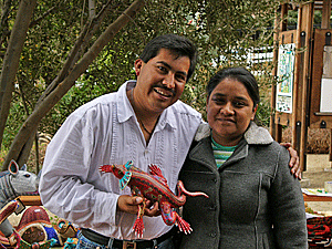 Jacobo &amp Maria Angeles, Oaxacan woodcarvings